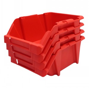 Stack & Nest Plastic Parts Bins Size D 10 Pack